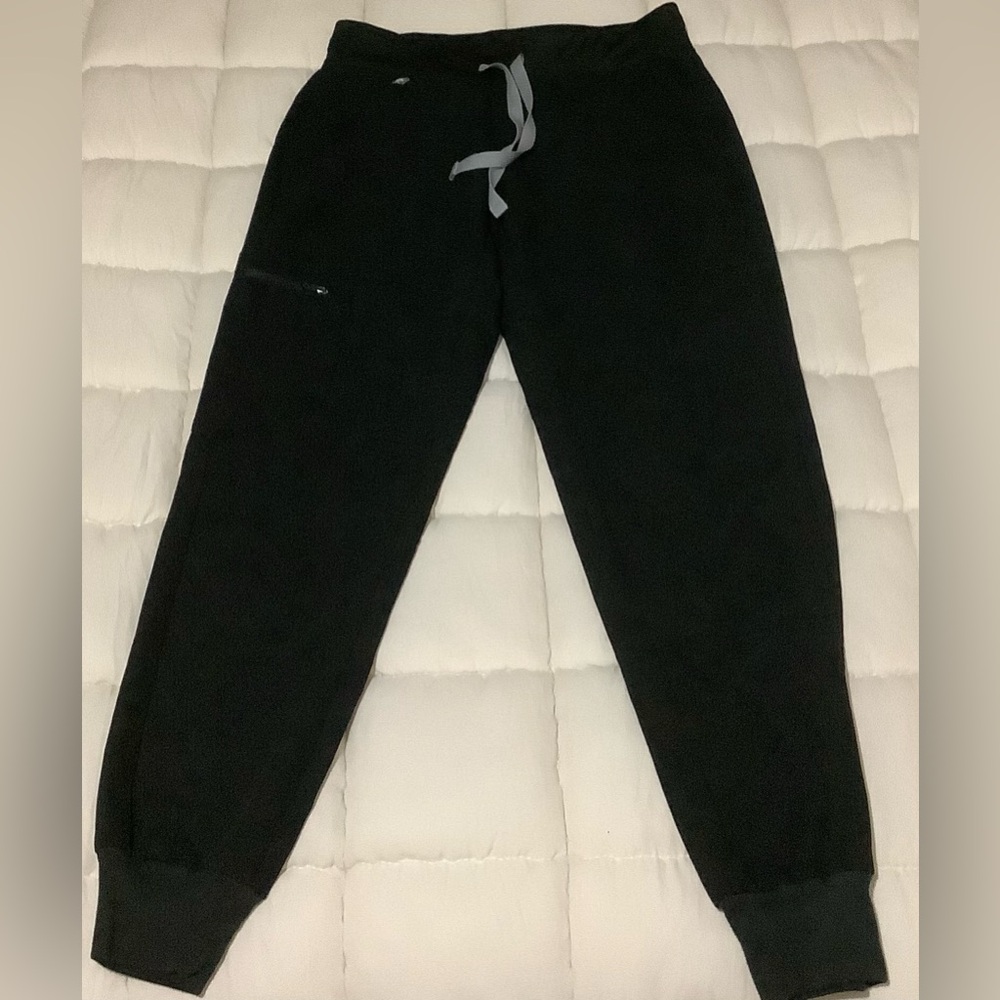 Figs Scrub Black Zamora Joggers XXS Petite